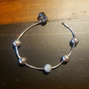 COPY - Pandora sterling silver with jade bead bracelet